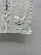 CHANEL CROPPED KNIT SWEATER 269388