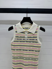 MIUMIU SLEEVELESS DRESS WITH COLLAR 274940