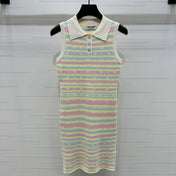 MIUMIU SLEEVELESS DRESS WITH COLLAR 274939