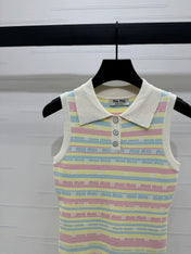 MIUMIU SLEEVELESS DRESS WITH COLLAR 274939