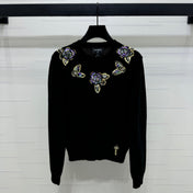 CHANEL SEQUIN CAMELLIA PULLOVER 274882