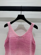MIUMIU KNIT VEST WITH 3D FLORAL DETAILS 274890