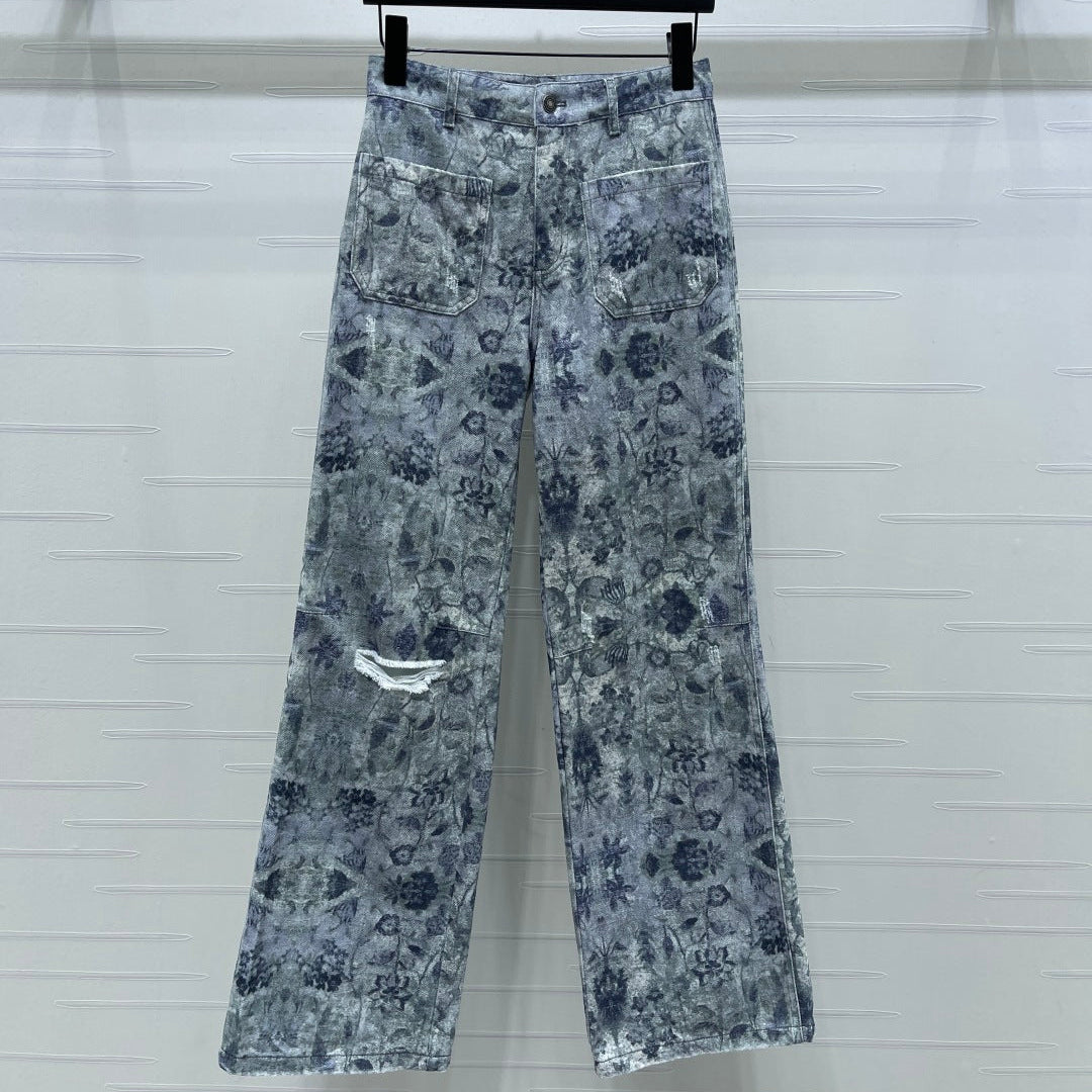 DIOR 25S FLARED PANTS DENIM STYLE 112