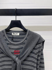 MIUMIU COWL NECK KNITTED SWEATER STYLE 480