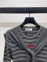 MIUMIU COWL NECK KNITTED SWEATER STYLE 480