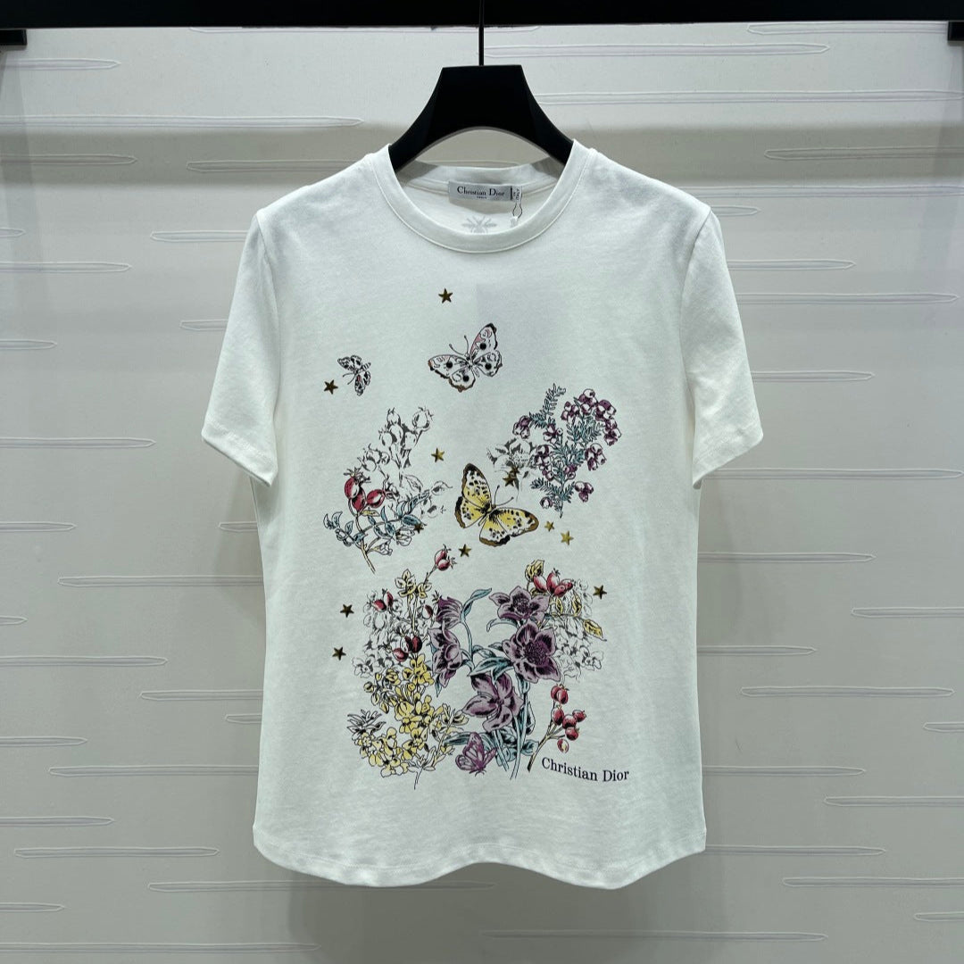 DIOR 25S SHORT-SLEEVED T-SHIRT STYLE 143