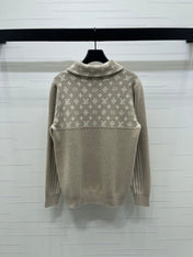 LV 25S LONG-SLEEVE COLOR-BLOCK COLLARED SHIRT 0166