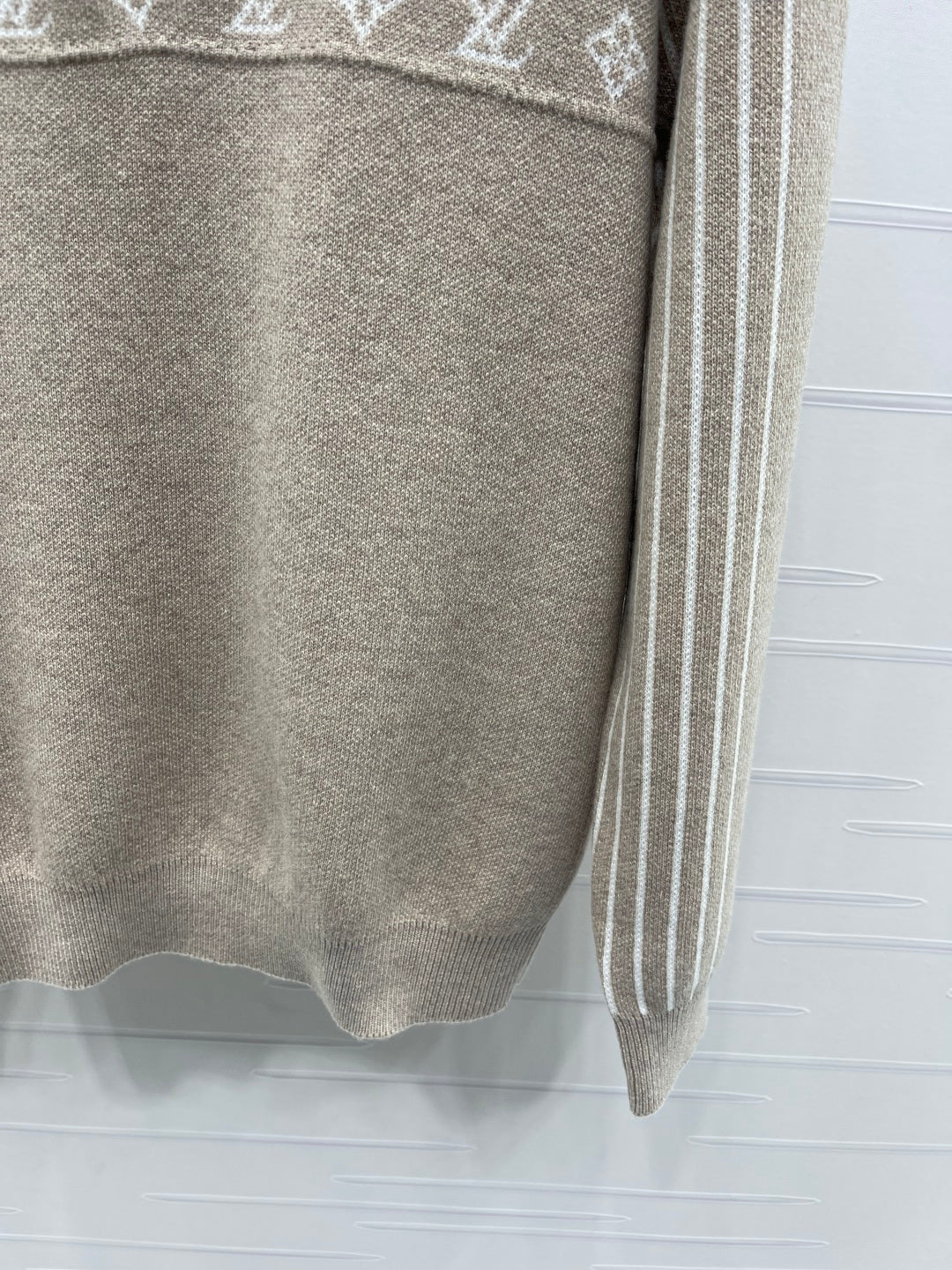 LV 25S LONG-SLEEVE COLOR-BLOCK COLLARED SHIRT 0166