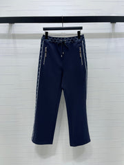 LV 25S PATCHWORK STRAIGHT-LEG DENIM JEANS 0127