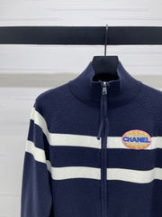 CHANEL 25S STAND-COLLAR CARDIGAN 283