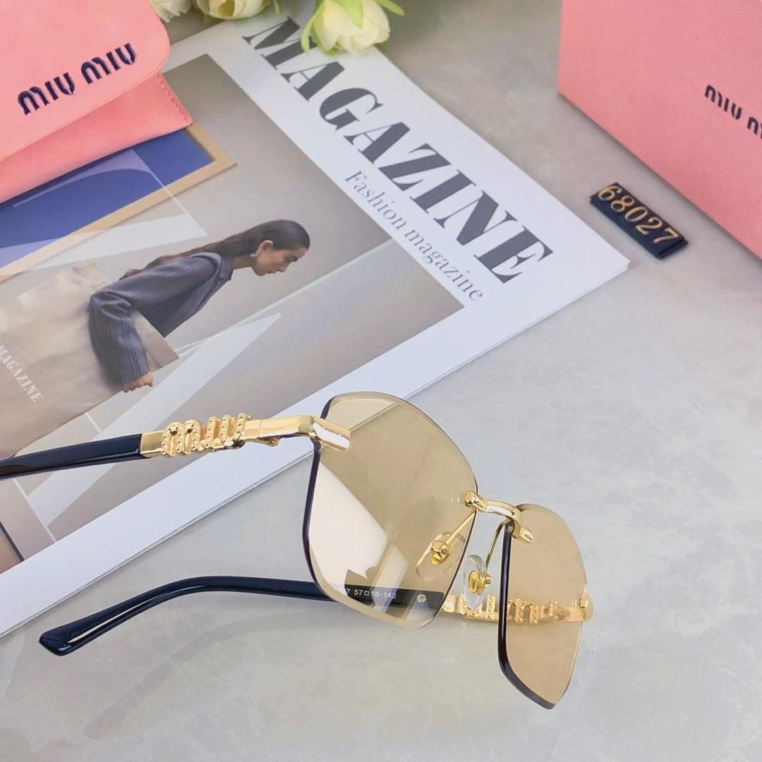 RUNWAY SQUARE SUNGLASSES 503005 IN METAL