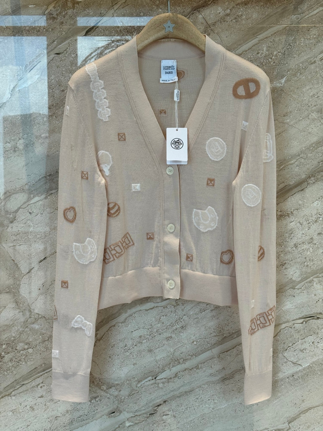 HERMES 25S CARDIGAN SWEATER 001