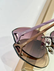 C DE TRIANGLE FRAME SUNGLASSES CT0334S IN METAL