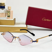 C DE RIMLESS ANGULAR FRAME SUNGLASSES CT0695 IN METAL