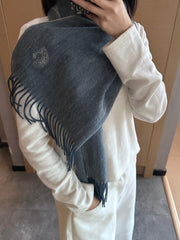 HERMES 25S SCARF 190 IN CASHMERE 854637