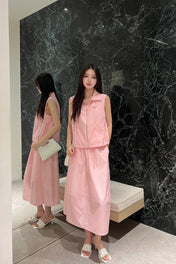 PRADA TOP AND SKIRT SET STYLE 90