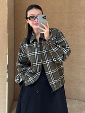 BURBERRY 25S PLAID JACKET 0017