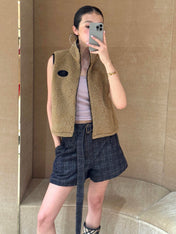 BURBERRY 25S TEDDY FLEECE VEST 0016