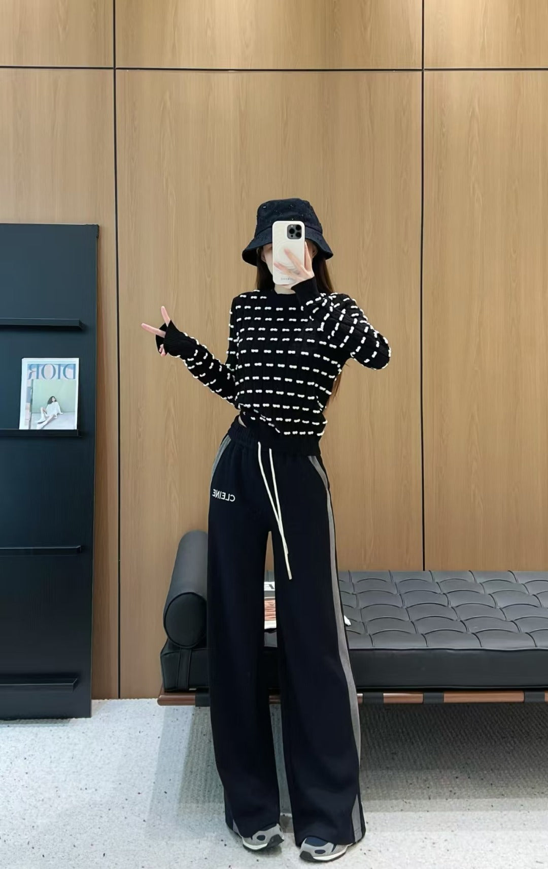 CELINE 25S WIDE-LEG WOOL PANTS 0126