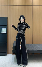 CELINE 25S WIDE-LEG WOOL PANTS 0126