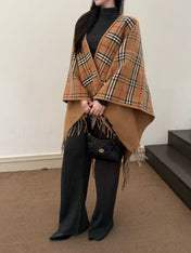 BURBERRY 25S PLAID KNITTED SCARF 128