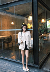 CHANEL 25S ROUND-NECK KNIT CARDIGAN 378