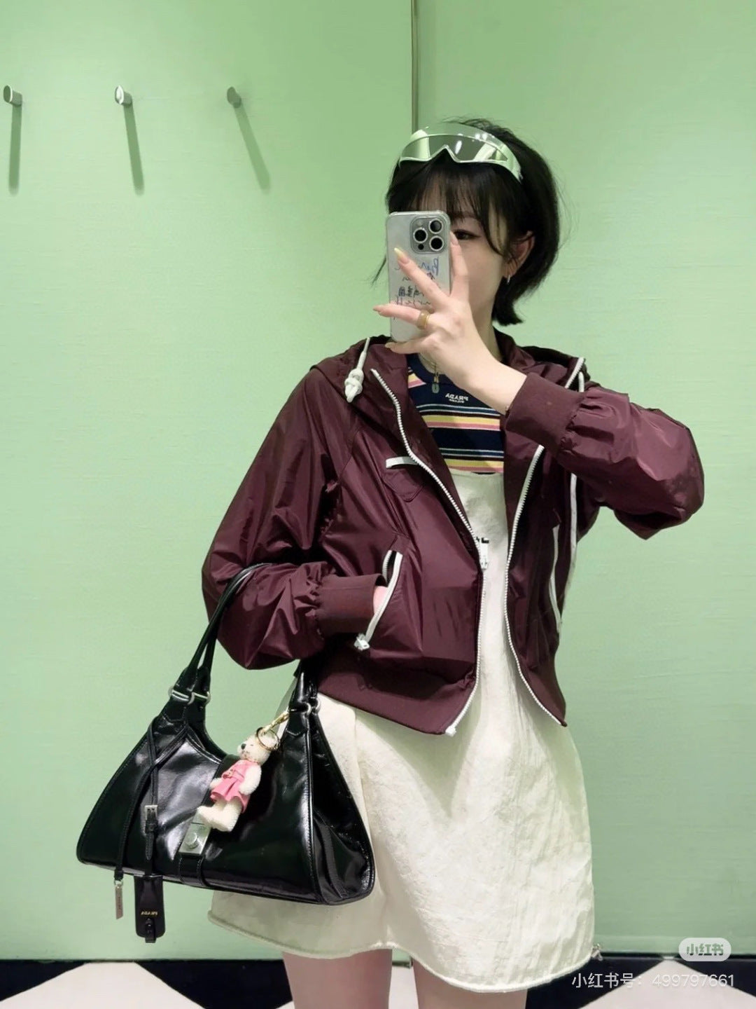 PRADA 25S HOODED SHORT JACKET 306