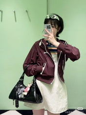 PRADA 25S HOODED SHORT JACKET 306