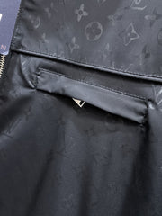LV HOODED JACKET BLACK 239027