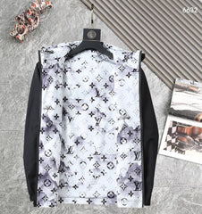 LV DOUBLE-SIDED JACKET BLACK AND WHITE 238980