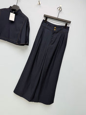 ZIMMERMANN 26S TOP AND WIDE-LEG PANTS SET STYLE 67