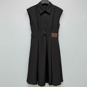 LOEWE 26S SLEEVELESS SHIRT DRESS 346