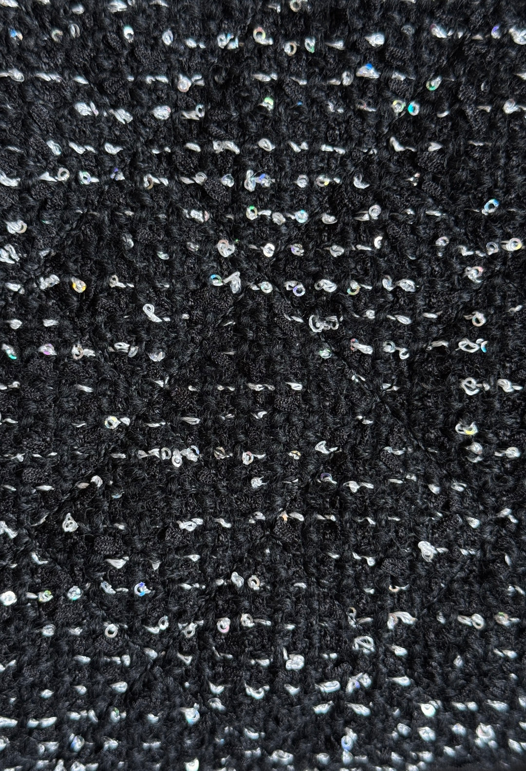 CHANEL 25S HOBO BAG 30 IN BLACK TWEED WITH GOLD HARDWARE