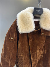 CELINE 25S VELVET DENIM JACKET 0099