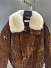 CELINE 25S VELVET DENIM JACKET 0099