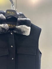 LP 26S FUR-COLLAR VEST 595