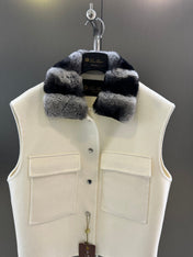 LP 26S FUR-COLLAR VEST 594