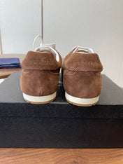 PRADA 25S SNEAKER IN BROWN SUEDE STYLE 12