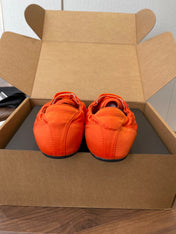 PRADA 25S SNEAKER IN ORANGE SILK