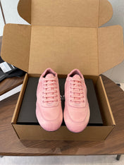 PRADA 25S SNEAKER IN PINK SILK