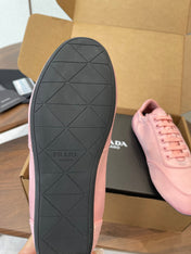 PRADA 25S SNEAKER IN PINK SILK