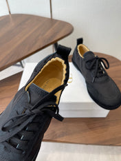 THE ROW 26S SNEAKERS IN BLACK PONY HAIR AND FABRIC