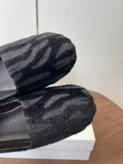 THE ROW 26S MARY JANES IN BLACK ZEBRA PRINT PONY HAIR