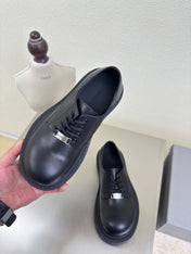 STOMPER DERBY IN BLACK SOFT LAMBSKIN