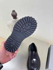 STOMPER DERBY IN BLACK SOFT LAMBSKIN