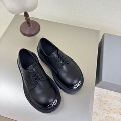 STOMPER DERBY IN BLACK SOFT BULLSKIN