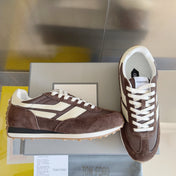 TOM FORD 26S SNEAKERS IN EARTH BROWN SUEDE