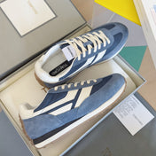 TOM FORD 26S SNEAKERS IN BLUE SUEDE