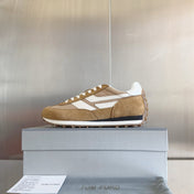 TOM FORD 26S SNEAKERS IN LIGHT BROWN SUEDE