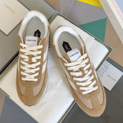 TOM FORD 26S SNEAKERS IN LIGHT BROWN SUEDE